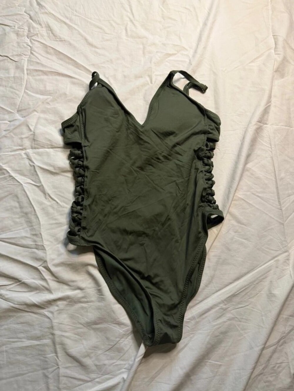 Shade & Shore Chocolate Brown Halter Bikini Set